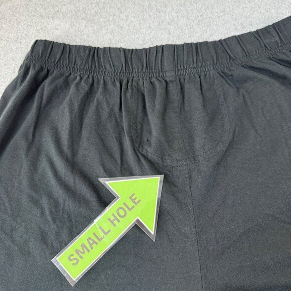 Chicos Black Womens Elastic Waist Pima Cotton Shorts Size 1 / US Size Medium - Picture 8 of 10